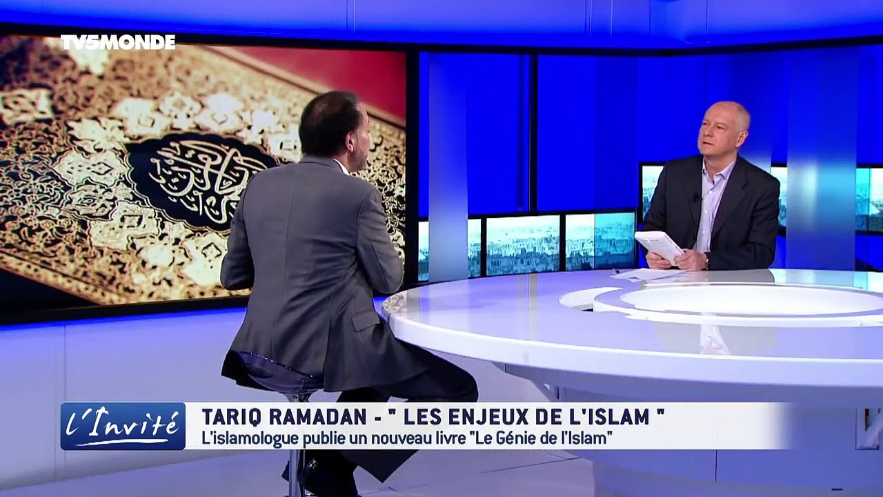 Tariq Ramadan sur Tv5:  " Arrêtez la peur de l’islam et la stigmatisation des musulmans.."