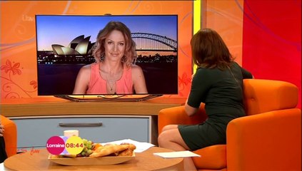 SARAH WILSON: : itv Lorraine 21 Jan 2014 Sugar Detox Sugarfree Diets