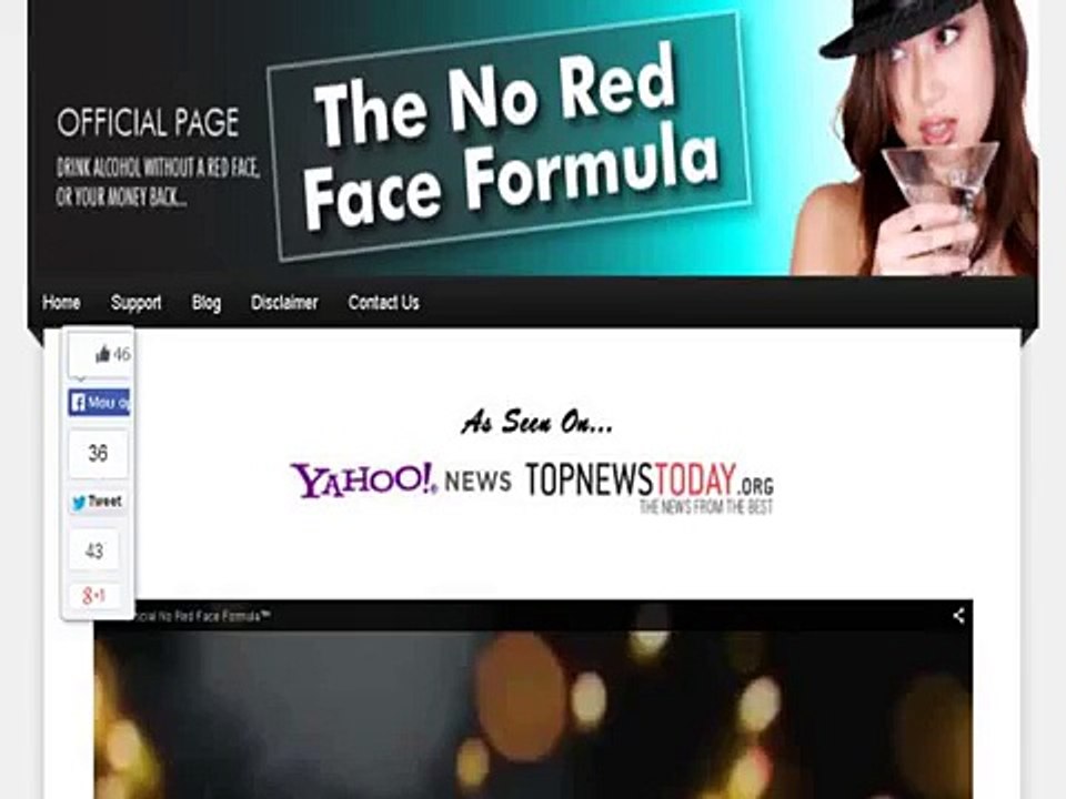 No Red Face Formula