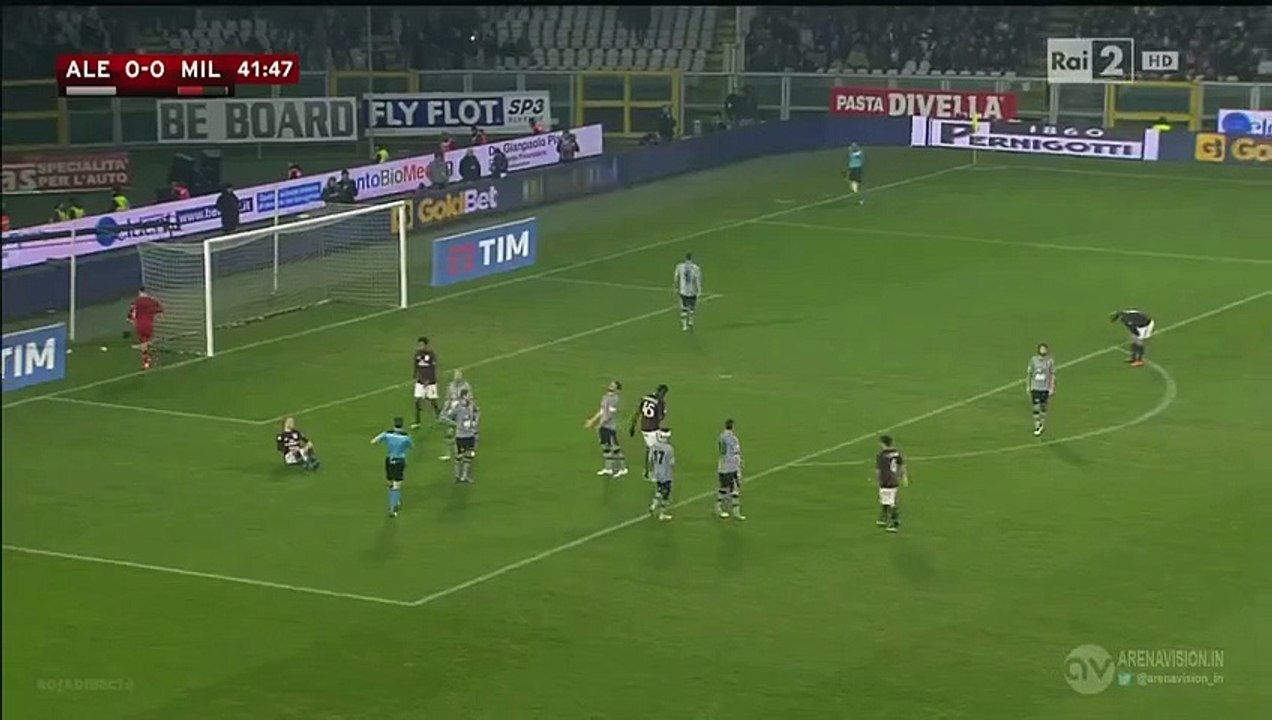 All Goals and Highlights HD - Alessandria 0-1 AC Milan 26.01.2016 HD