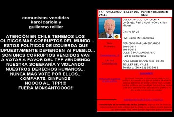 comunistas vendidos karol cariola y guillermo teillier apoyan el tpp