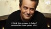 Matthew Perry Does "Not Remember Three Years" Of Friends