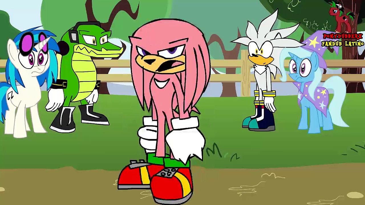 Applejack vs Knuckles - Fandub Español Latino - PonyDubberx