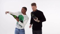 How to Saber Open a Champagne Bottle with a Butter Knife ft Vince Staples