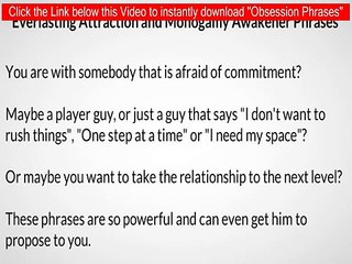 do obsession phrases work