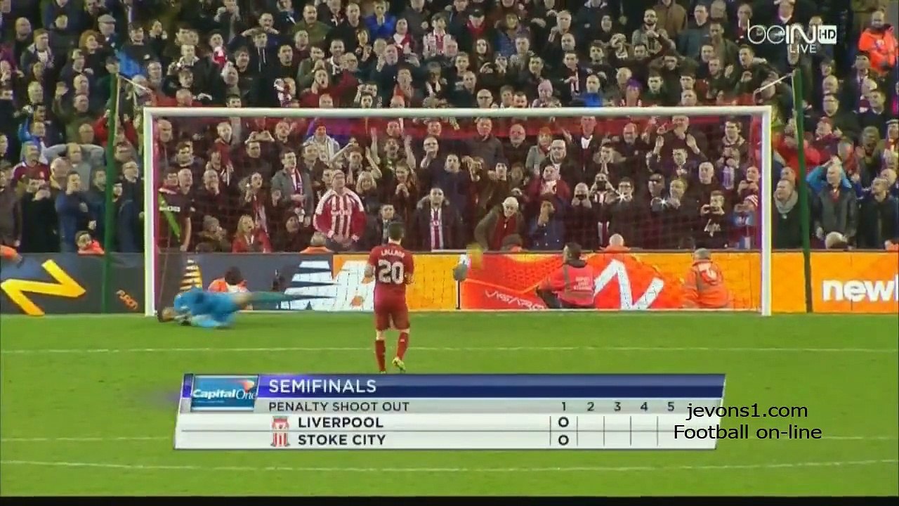 Liverpool 0 - 1 Stoke City [PEN: 6-5] All Goals and Full Highlights 26/01/2016 - Capital One Cup
