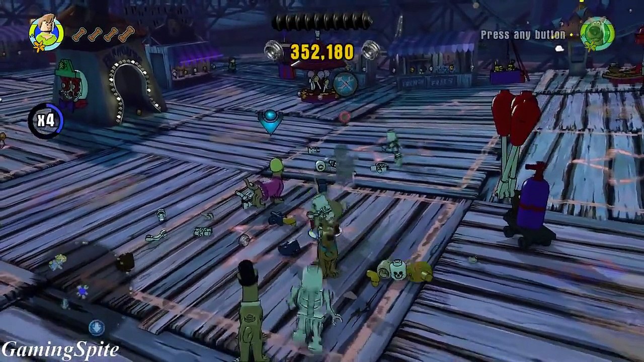 Lego Dimensions Scooby Doo Team Pack Shaggy and Scooby Character Gameplay + Scooby Doo Wor