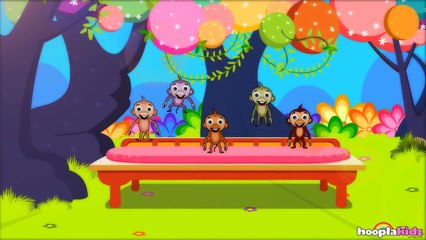 Five Little Monkeys | Nursery Rhymes for Babies and Toddlers | New Version HD
