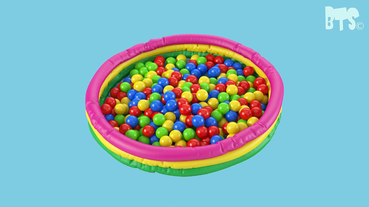 Learning Colors Ball Pit Educational Childrens Video for Learning Colours