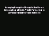 Managing Disruptive Change in Healthcare: Lessons from a Public-Private Partnership to Advance
