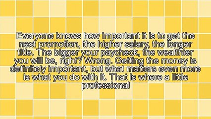Wealth Management: The Secret to Getting and Staying Rich