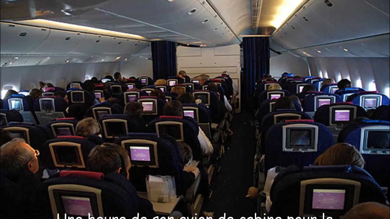 Une heure de son de la cabine de lavion pour le sommeil