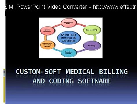 Custom Soft Medical billing and coding Software