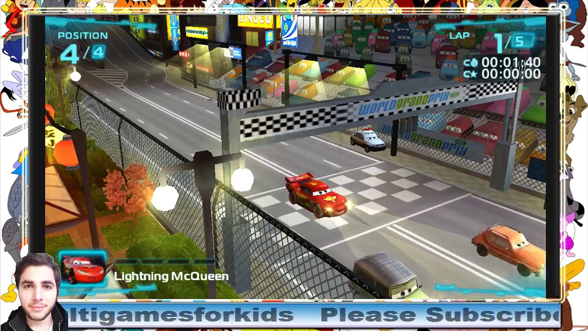 Cars 2: The Video Game - 2-Wheel Slalom Gameplay (Multi) 