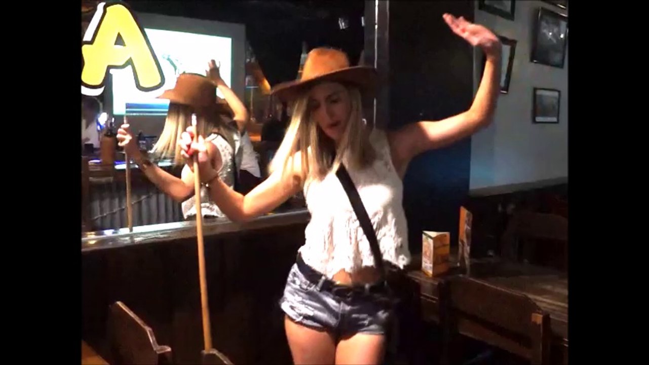 Paris Dancing during Australia Day at Skippy's Bar and Grill