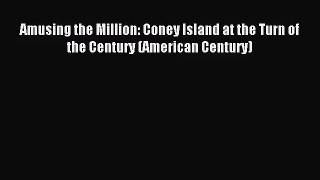 (PDF Download) Amusing the Million: Coney Island at the Turn of the Century (American Century)