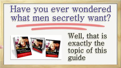 What Men Secretly Want Review