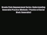 (PDF Download) Brooks/Cole Empowerment Series: Understanding Generalist Practice (Methods /