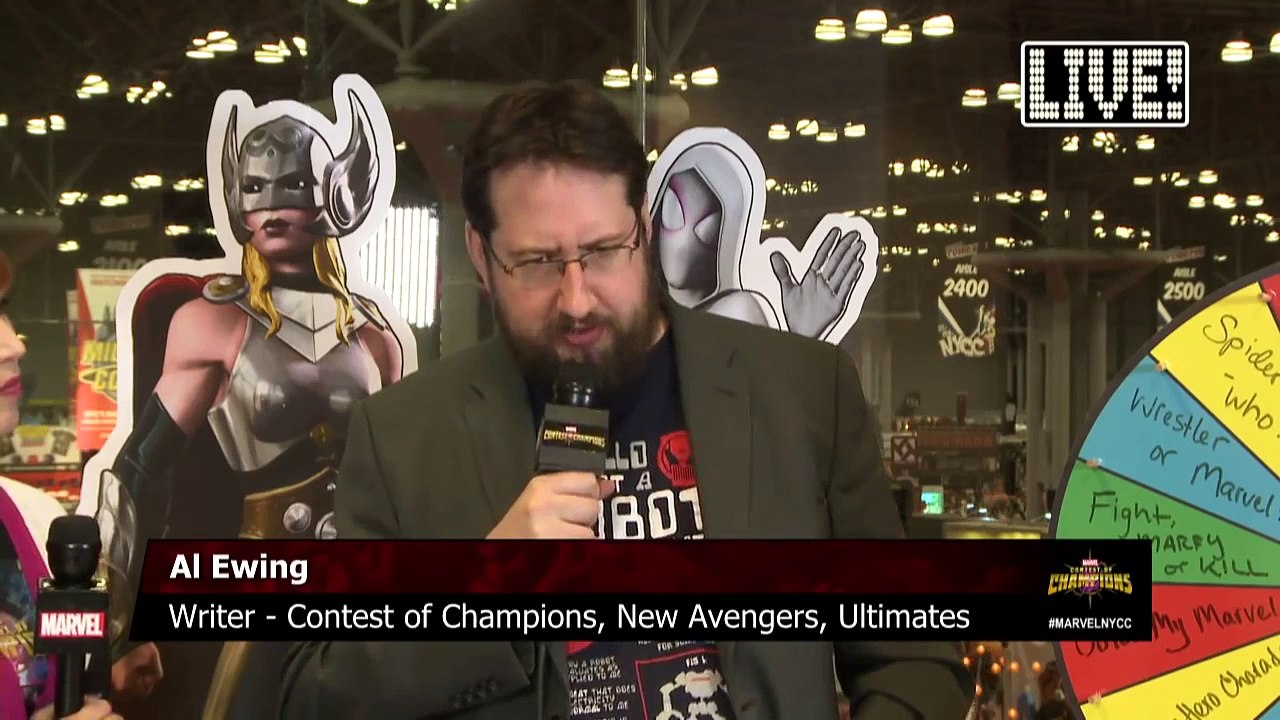 Writer Al Ewing joins Marvel LIVE!