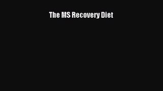 The MS Recovery Diet  Free Books