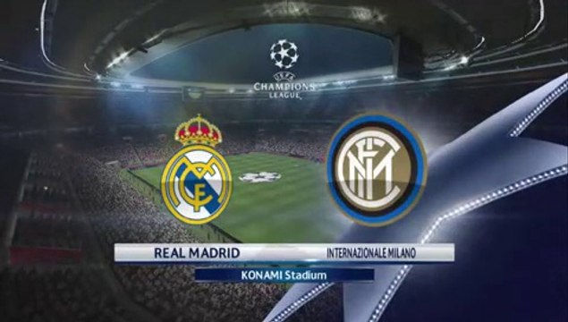 Inter Milan 2 vs 3 Real Madrid - PES 2016 Résume