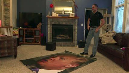 Iowa man places huge Trump billboard in his front yard