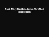 PDF Download Freud: A Very Short Introduction (Very Short Introductions) Read Full Ebook