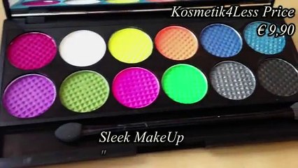 Neon Make Up Tutorial using Sleek MakeUp