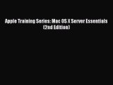 [PDF Download] Apple Training Series: Mac OS X Server Essentials (2nd Edition) [Download] Online