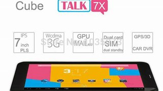 Cube U51GT talk 7x quad core Tablet PC 7 inch Phone Call MTK8382 1GB RAM 8GB WCDMA GPS Bluetooth FM 1Pcs With Free shipping-in Tablet PCs from Computer
