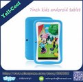 7inch educational tablets for kids android 5.1 dual camera with rubber case best trend christmas gift 2015-in Tablet PCs from Computer