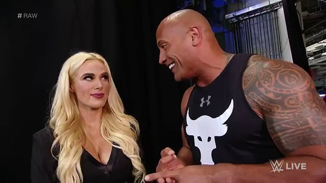 The Rock arrives at the AmericanAirlines Arena  Raw, January 25, 2016