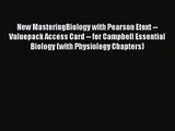 New MasteringBiology with Pearson Etext -- Valuepack Access Card -- for Campbell Essential