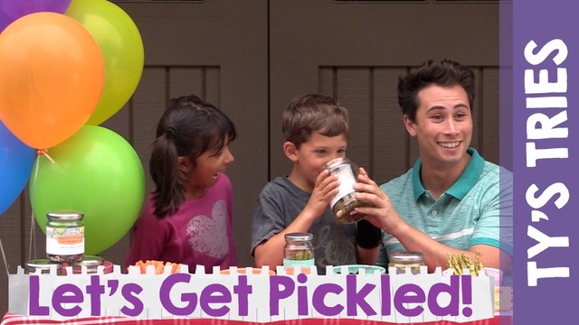 CARRIOTS OF FIRE! Ty and his Friends Try All Kinds of Pickles!