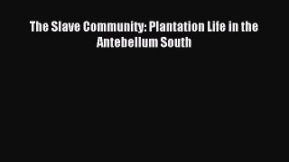 (PDF Download) The Slave Community: Plantation Life in the Antebellum South Download