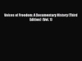 (PDF Download) Voices of Freedom: A Documentary History (Third Edition)  (Vol. 1) PDF