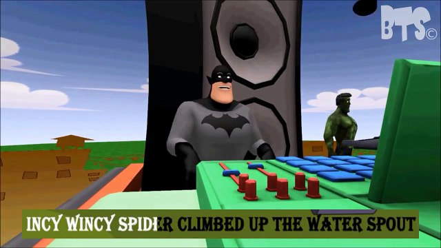 Nursery Rhyme Song: Superheroes Rhymes Spiderman, Hulk, Iron Man, Batman | Kids Playground
