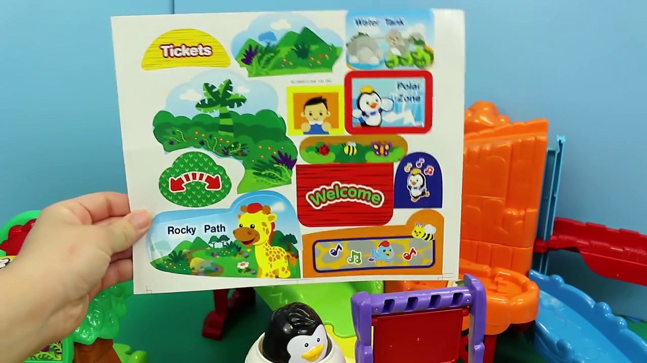 Toy Go Go Smart Animals Zoo Explorer V-Tech Review with Toddler Toys Penguin and Rhinoceros