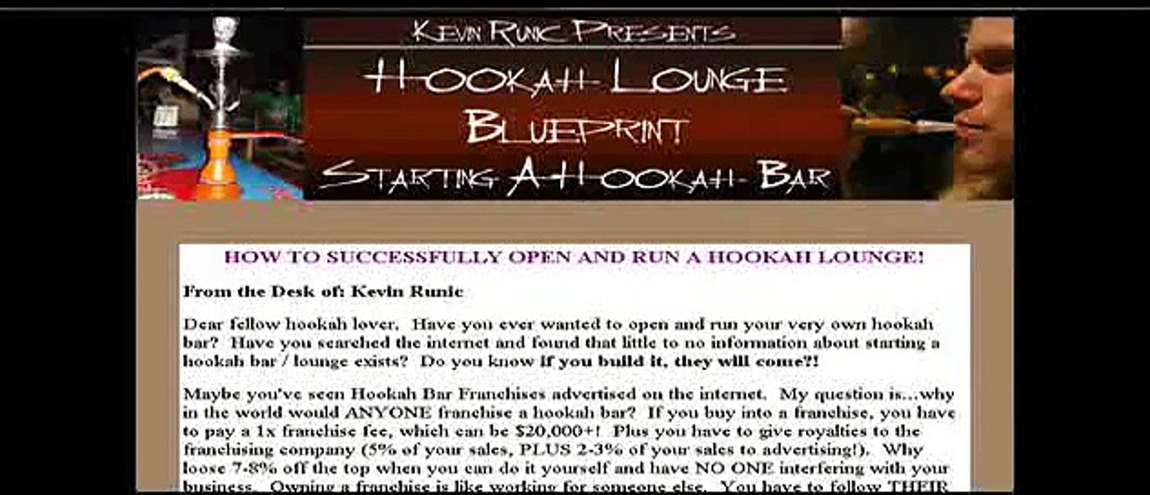 hookah bar blueprint review