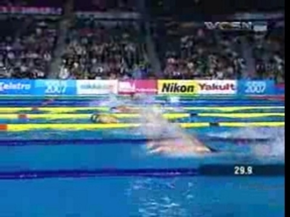FINA WC Melbourne 07 - 100 fly FINAL