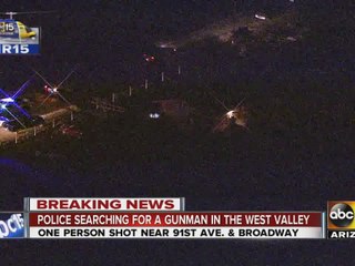 Police searching for gunman in the West Valley