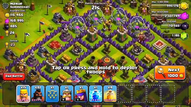 Clash of Clans - Defenseless Champion #14_ Hogs vs. TH10s