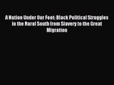 (PDF Download) A Nation Under Our Feet: Black Political Struggles in the Rural South from Slavery