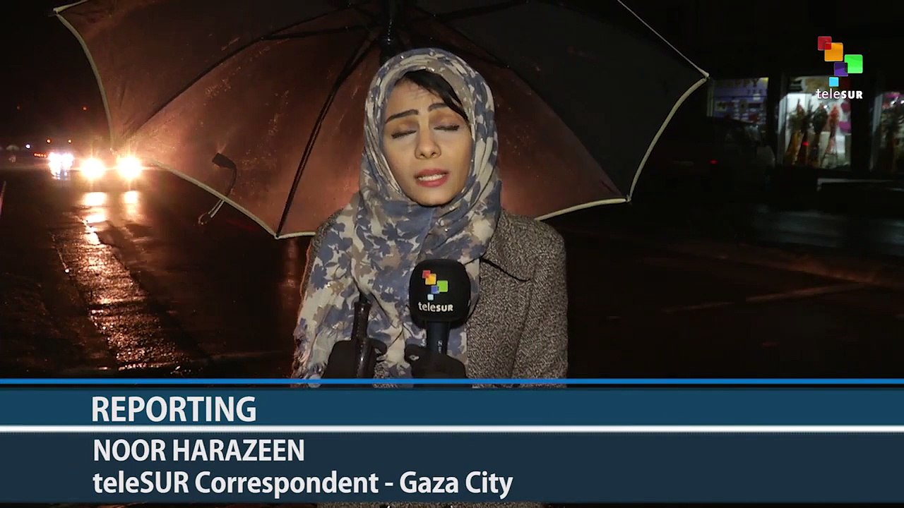 Streets in Gaza Flooded After Heavy Rains
