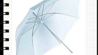 Cablematic - Paraguas difusor blanco transl?cido de 84 cm