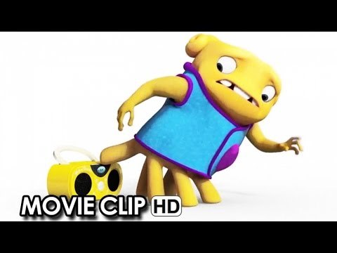 HOME Official Movie CLIP ''Testing Earth Object: Boombox'' (2015) - Jim Parsons, Rihanna HD