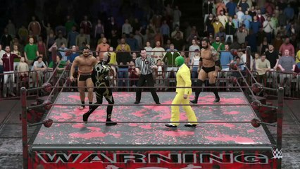 WWE 2K16 fatal 4way
