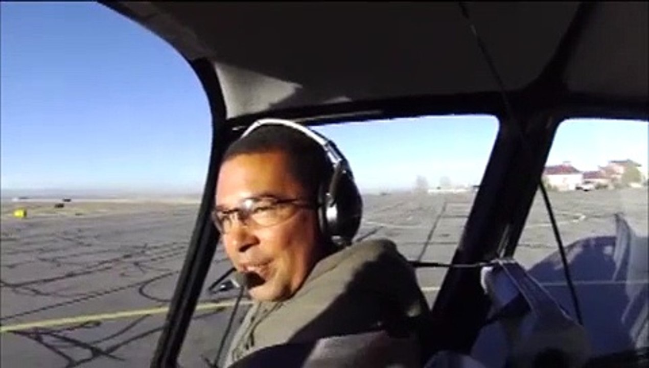 Eurocopter EC 175 landing in  California  Go pro 3