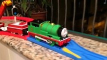 【Thomas & Friends】Percy with Rocky running around : きかんしゃトーマス パーシー&ロッキー : Plarail プラレール (00110)