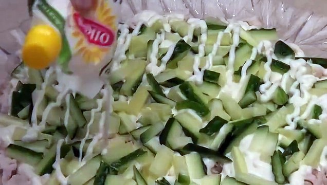 Салат “ИНЬ- ЯНЬ“. Вкусные оригинальные рецепты. Праздничные салаты